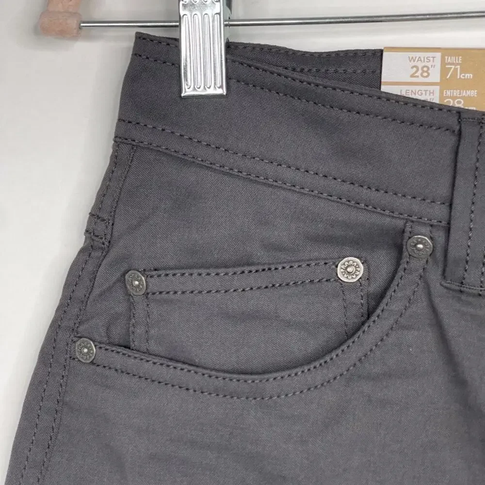 2/$30 NWT prAna Brion Short 11 inch W28 Charcoal Abrasion Resistant Reinforced - Picture 6 of 16